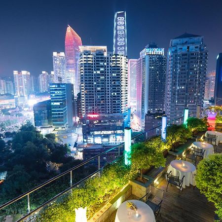 重庆江北观音桥高悦酒店地铁站店 Екстер'єр фото